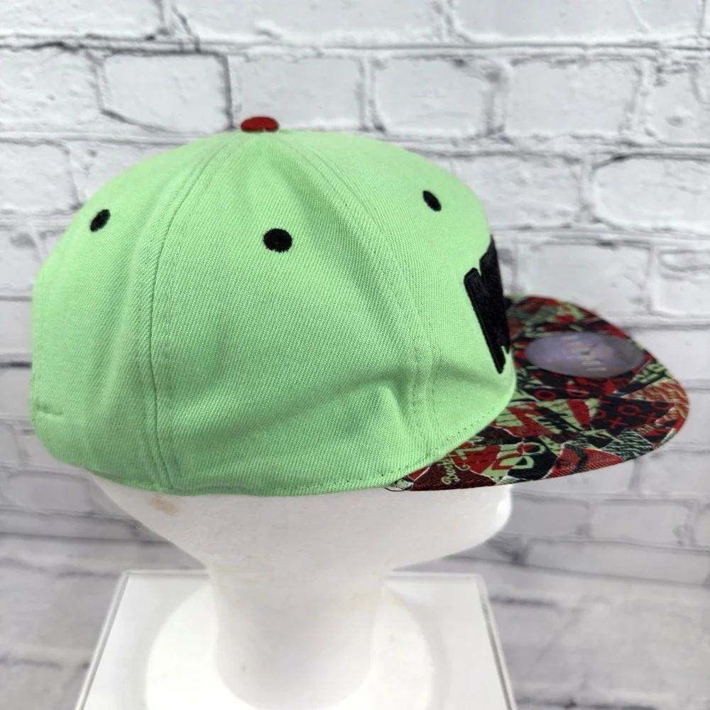 Jordan Jumpman Mars‎ Snapback Hat Youth Adjustable Green Graffiti Brim Cap